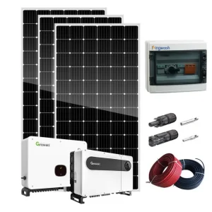 Solar System Commercial 5kw 10kw 15kw 20kw 30kw 50kw on Grid Solar Panel System Grid Tied Solar System All in One