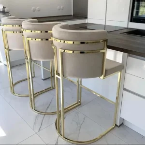 Luxury Wooden Bar Stool for Kitchen Counter