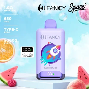 Wholesale I Vape Vaper Hifancy Space 50000 Puff Disposable Mesh Coil E-Cigarette 2%3%5% Nic Disposable Electronic Cigarette Rechargeable Disposable Vape