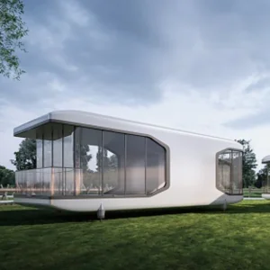 Modern Capsule Unit Space Capsule House Prefabricated Capsule Room Tiny Home Apple Cabin for Commercial Space