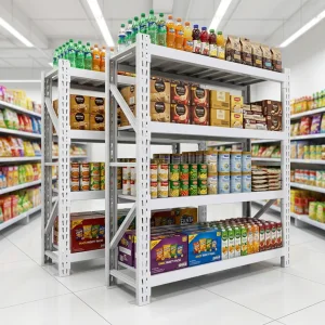 Factory Price Mutil Layer Adjustable Steel Warehouse Storage Rack 500kg Stacking Racks & Shelves