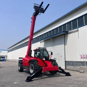 Affordable Joystick Control 4 Ton Hydraulic 18 Meters Lifting High Th71840 Terrain Boom Telescopic Telehandler Forklift