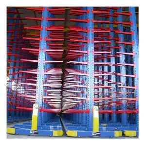 Heavy Duty Stacking Galvanized Warehouse Shelving Storage Racks Electric Mobile Cantilever Racking System