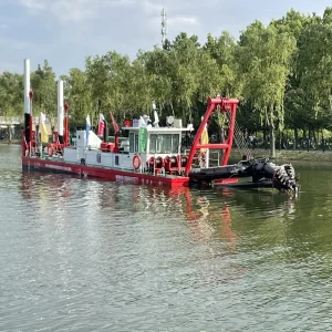 Large Dredging Equipment Runs Smoothly