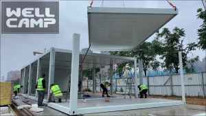 20FT Easy Build Assemble Container House Site Camp Container House Flat Pack Container Camp Dormitory Office Worker Accommodation