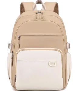 Mochila para portátil para mujeres universitarias, mochila de viaje grande, bolsa escolar para estudiantes, resistente al agua, se adapta a 15.6" bolsa para portátil