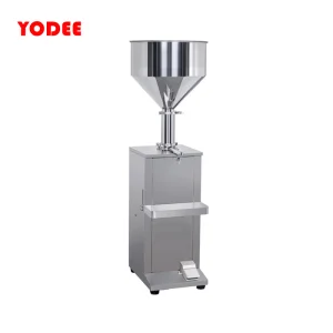 Semi Automatic Single Head Volumetric Thick Liquid Filler Shower Gel Filling Machine