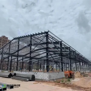 Estrutura Metálica de Aço Modular Prefabricada para Indústria Leve, Hospital, Hotel, Restaurante, Pavilhão de Exposições, Estádio, Indústria, Edifício Público