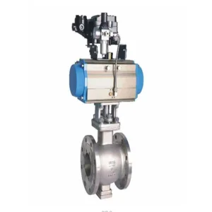 pneumatic v-port ball valve