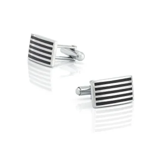 Black Enamel Cufflinks