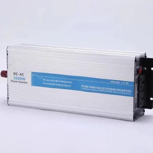 2000W DC to AC 12V 24V 48V Pure Sine Wave Solar Inverter MPPT Solar Charger and AC Battery Charger, Hybrid Solar Inverter