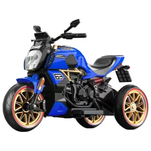 Electric Ride-On Motorbike for Kids 2-7 Years Battery-Powered Plastic Construction Powerful Made in China