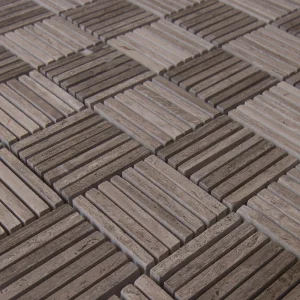 Basket Weave Design Marble Mosaic for Kitchen/Batheroom Floor/Wall Decoration