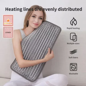 Washable Heat Therapy Body Warmer Electric Heating Pad for Back Waist Neck Shoulder Pain Relief