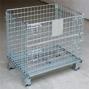 Wire Container Folding Structure Portable Cage