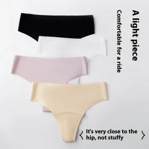 Lightweight Thong Underwear for Ultimate Camel Toe Defense Underpants Breathable Camel Toe Prevention Panties Seamless Thong U for Women