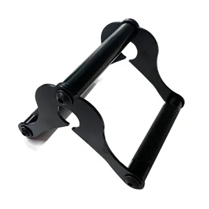 V Bar &amp; T Bar Landmine Handle Attachment for 2" Barbell Bar, Solid Multi-Grip Landmine Handle T Row Attachment with Non-Slip Handle