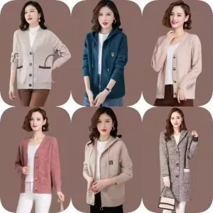 High Quality Fashionable Autumn and Winter Street Knitting Custom Christmas Knitted Women's Sweater