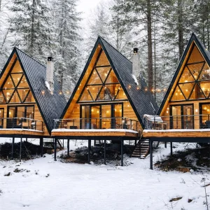 Prefabricated Alpine Hut House Cabins