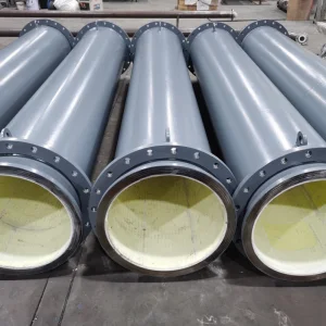 Mining and Mineral Processing Use Abrasion-Resistant Alumina Ceramic Lined Stainless Steel Pipe