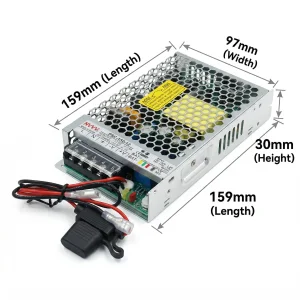 UPS Charging Function PSC-150 12V DC, Monitored, Battery-Backed Emergency Switching Power Supply