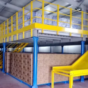 Steel Structure Mezzanine Floor Platform Rack System