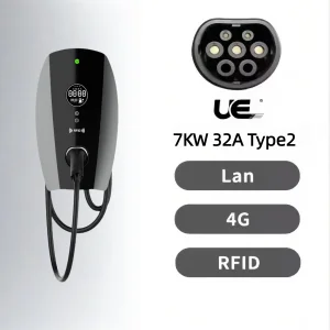 Guhe 7kw AC EV Charger Pile IP54 Waterproof Electric Vehicle Charging Station for Home Use