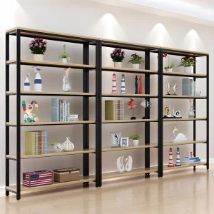 Customized Library Furniture Metal Bookshelf Steel Cabinet Office Bookcase
