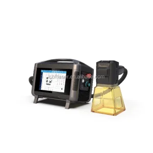 Portable Fiber Laser Marking Machine Small Size Handheld Metal Laser Engraver Machine 30W Factory