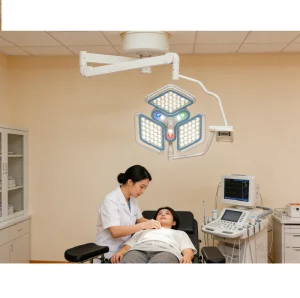 CE Certified Metal LED Operating Room Light with 4 Modes &amp; Electronic Focus Electric Power for Advanced OB/GYN and Neurosurgery