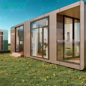 3*9 Apple Warehouse Aluminum Alloy Outer Panel Prefab Container House Prefabricated-Building