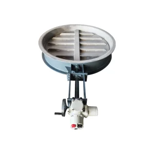 Power Plant Dust Transport Ceramic Lined Shaft Anti Clogging Ventilation Butterfly Valve