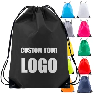 Factory Polyester Shopping Drawstring Bag