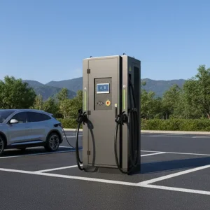 Efficient DC EV Charger Charging Station with Long Charging Cable Options