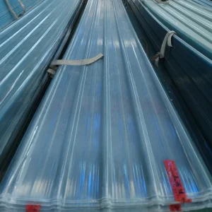 Lightweight FRP Clear Roofing Sheets Fiberglass Reinforced Plastic Transparent Solar Panel Roof Tile with Customized Color