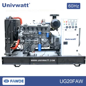 16kw/20kVA Conjunto de Generador Diesel Eléctrico de Marco Abierto Fawde para Uso Industrial