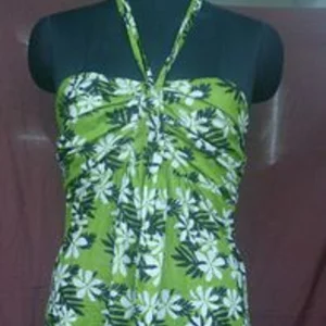 Women's Trendy UV Resistant Anti-Bacterial Breathable Maternity Dress V-Neck Floral Pattern Pregnant Soft Wear Knee-Length