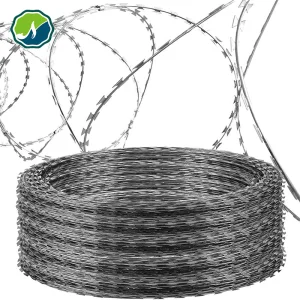 Galvanized PVC Stainless Steel Concertina Razor Barbed Wire Bto-16 18 22 60 Cbt-65 Fencing Wire Price