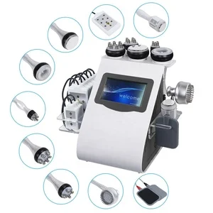Portable 9-in-1 Cavitation & Radio Frequency Body Massager With Timing Control For Fat Loss And Body Shaping