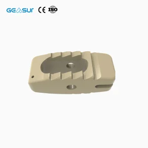 Geasure Titanium Coated Bullet Lumbar PEEK Fusion Cage