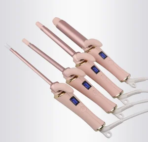 Woman Curling Iron,9mm Tiny Curling Wand,Ceramic Small Barrel Curling Iron with Adjustable Temperature (ST2227)
