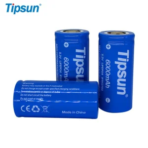 Tipsun Ess Ifr 32650 32700 LiFePO4 Batteries Cells 3.2V 6000mAh LFP Lithium Iron Phosphate Batterycustomizable