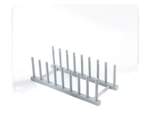 Natural Bamboo Wooden Single Dish Drying Rack Multi-Purpose Standing Type Storage Solution for Baking Pan Cup Pot Lid Bowl