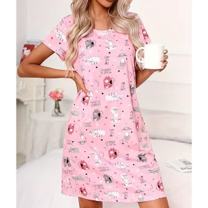 2025 Summer Womens Printed Casual Pajamas