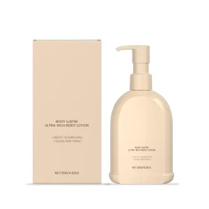 Shea Butter Body Lotion 100ml OEM Private Label Vegan 5% Shea Hydrate Barrier Glow Whitening Non-Sticky Fresh Scent All Skin