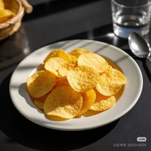 Crunchy Halal Spicy Vegan Potato Chips