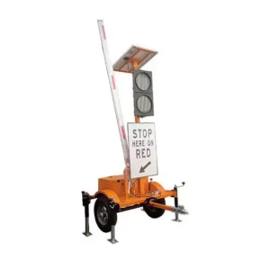 Flagpole Auxiliary Device Traffic Light Traffic Temporary Obstruction Afad Trailer 3mhight