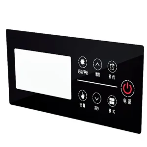 Premium Silk-Screen Printed Tempered Glass for Air Conditioner Front Panel