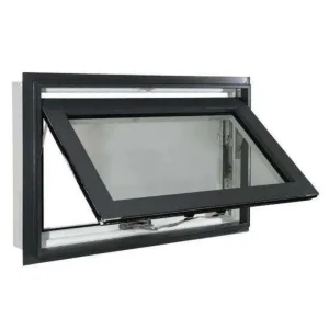 Custom Sized Awning Window Made From Electrostatic Sprayed Aluminium Profile for Modern Villas.