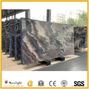 Purple Lilac Bookmatch Marble